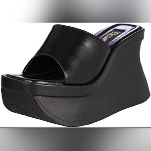 Demonia Slip On Rose Sole Wedge